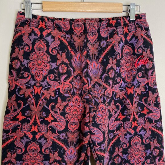 I.Am.Gia Tatiana 2.0 Jogger Sweatpants Black Paisley Black Purple Red - Picture 5 of 13